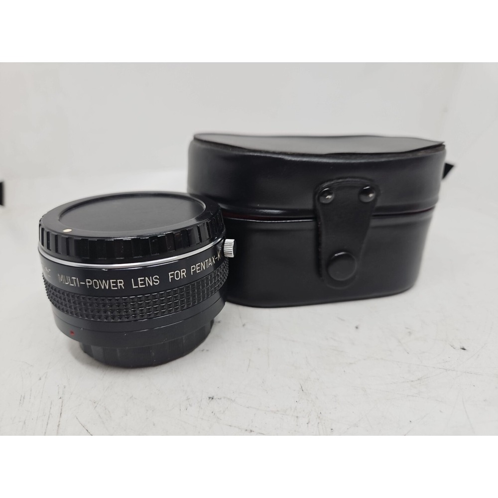 Cherry multi power lens  For Pentax-K Made In Japan With Nice Case
